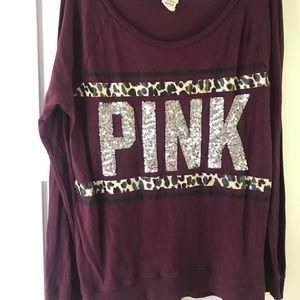 Victoria Secret Pink sequin longsleeve